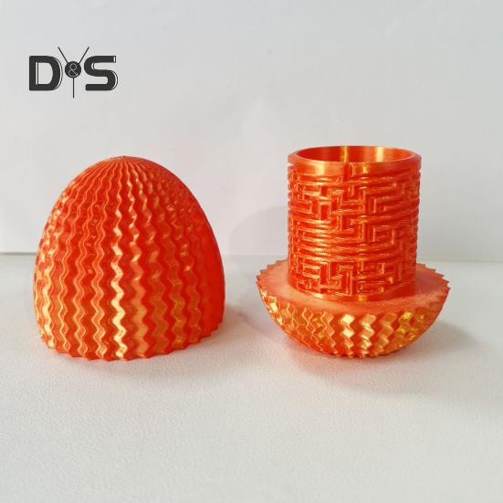 3D-печатное яйцо-лабиринт, игрушка для снятия стресса, образовательный лабиринт, ящик для хранения яиц, контейнер, игрушка-непоседа, домашний офис, пасхальное украшение