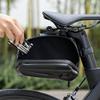 2.6L Bike Trunk Panniers Saddle Seat Bag Carriers with Reflectors Waterproof Hard Shells Bike Bag for Bicycles Rear Rack