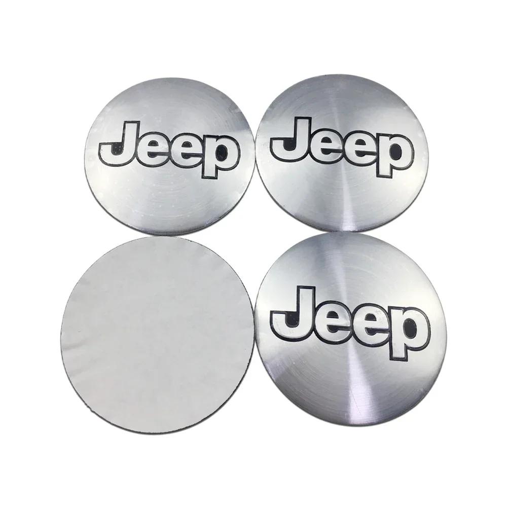 4 шт. Наклейки на центральные колпачки ступиц колес для Jeep Grand Commander Cherokee Patriot Wrangler Grand Cherokee Renegade Liberty Декор