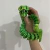 Градиентная 3D-печать Змея Выдвижные зубы Кристальная змея Непоседа Игрушки Креативная фигурка Дети
