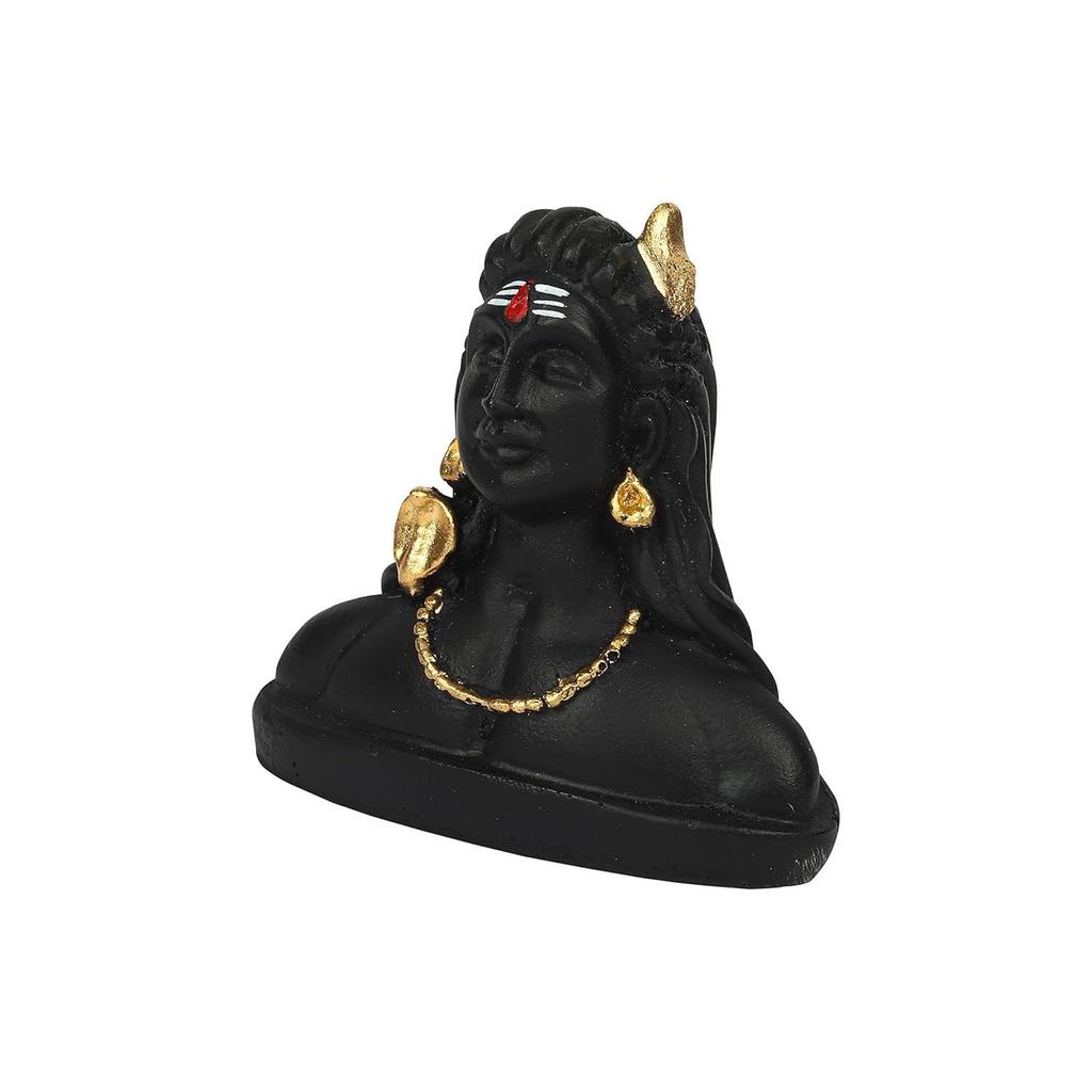 Статуэтка Адийоги Шивы | Мурти Махадева для приборной панели автомобиля, места для медитации, комнаты для пуджи, домашнего декора, храма, для подарка, для дома и офиса | Маленький размер