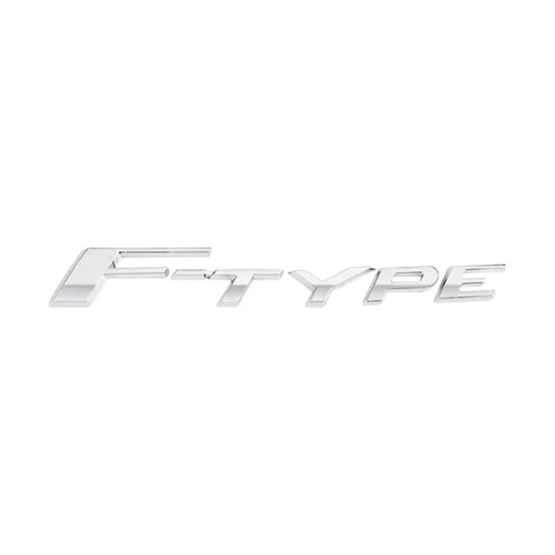 ABS Chrome F-TYPE F-PACE Car Trunk Emblem Badge 3D Logo Sticker For EL XFL XJL XF XE Car Body Decoration Auto Accessories