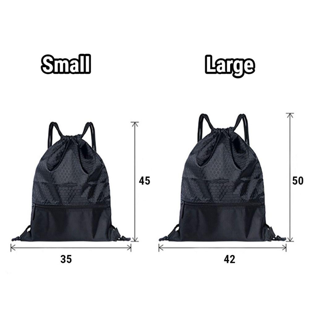 1Pcs Basketball Helmet Storage Sports Drawstring Pocket Outdoor Zipper Bag Simple Fitness Backpack