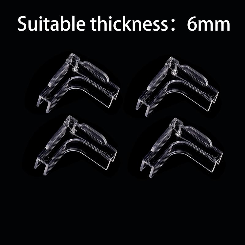 4 шт. акриловый прозрачный протектор для углов аквариума от столкновений, без клея, защитный чехол, аксессуары для аквариума
