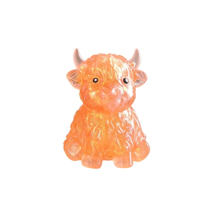 Squishy Maltose Sugar Cow Squeeze Toy Kawaii Cattle Stretchable Slow Rising Fidget Toy For Adults Stress Anxiety Relief Gifts