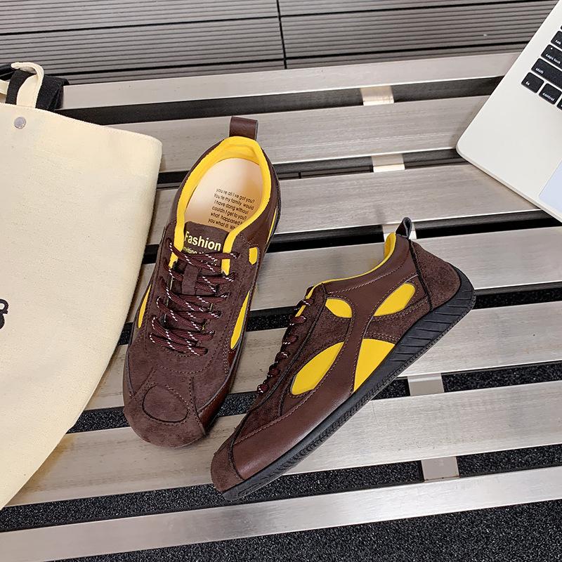 [Фанфна] Ретро немецкие тренировочные кроссовки женские 2025 осень новинка супер огонь универсальные Форрест Гамп спортивные и повседневные кеды женская обувь