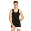 Men's Black Strappy 6-pack Ribbed Sports Undershirt 0058 - Star