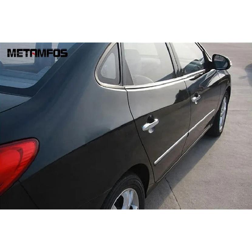 Для Hyundai Elantra 2007 2008 2009 2010 Хромированная накладка на ручку боковой двери Защитная крышка Внешние аксессуары Стайлинг автомобиля