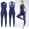 Women Jazz Dancewear Acrobatic Gymnastics Unitard One Piece Sleeveless Dance Bodysuits Skating Jumpsuit Ballet Unitard