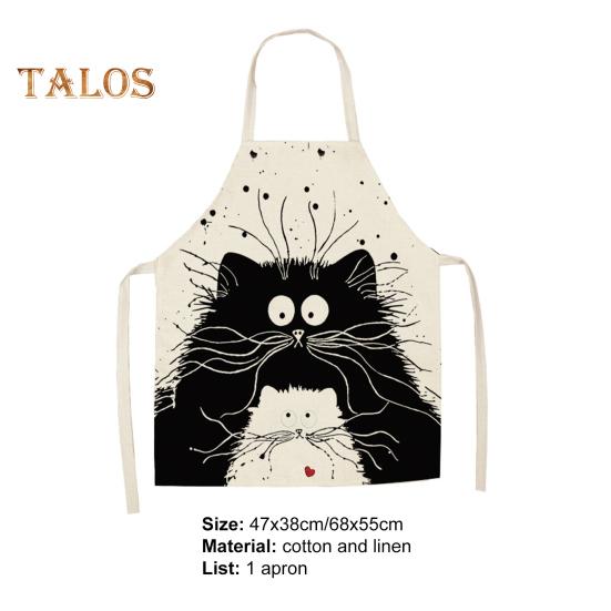 Kitchen Apron Breathable Good Woven Hard To Fade Unique Multi-use More Thicken Kitchen Apron for Home