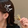 Geometric Star Metal Hairpins Women Girls Kids Hair Clips Pins Barrettes Accessories Hairgrips Headdress Headwear Ornament
