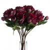 Faux Burgundy Peony Rose
