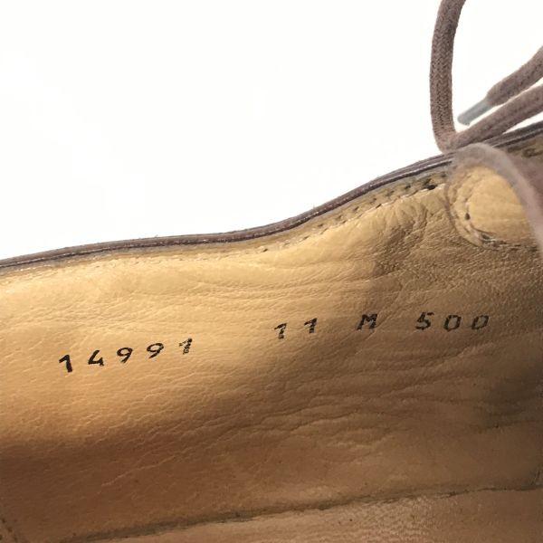 Туфли дерби ручной работы Gravati 90-х годов из кожи с U-образным мыском 11M 28,5-29 см Коричневые(ИСПОЛЬЗОВАЛ)