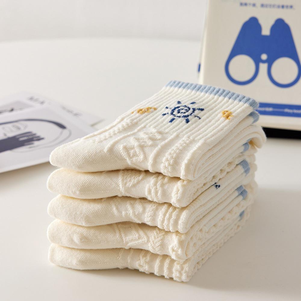 10 пар коротких носков с рисунком из мультфильмов, милые носки до щиколотки с медвежонком, милые носки средней длины, весна