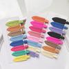 2Pcs/Lot Solid Color Seamless Matte Hair Clip for Women Girls Hairpins Ins Fashion Wash Face Makeup Headwear Hair Accessories