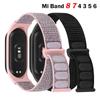 Nylon Loop For Xiaomi Mi Band 8 7 4 3 5 6 Smartwatch Wristband Sports Correa Breathable Replacement Bracelet On Miband 6 8 Strap