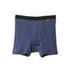 Gunze Hot Magic Super Stretch Boxer Super Front New Size L Briefs, Warm, Opening, MH0780, Men's, Navy/Moc,