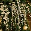 35-40cm Artificial Christmas Branches Glitter Imitation Pearl Chain  Room Decoration