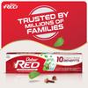 Dabur Красная аюрведическая зубная паста 400 г Упаковка 1 Травяная паста для свежего дыхания, ухода за полостью рта, удаления зубного налета, здоровья десен и гигиены полости рта