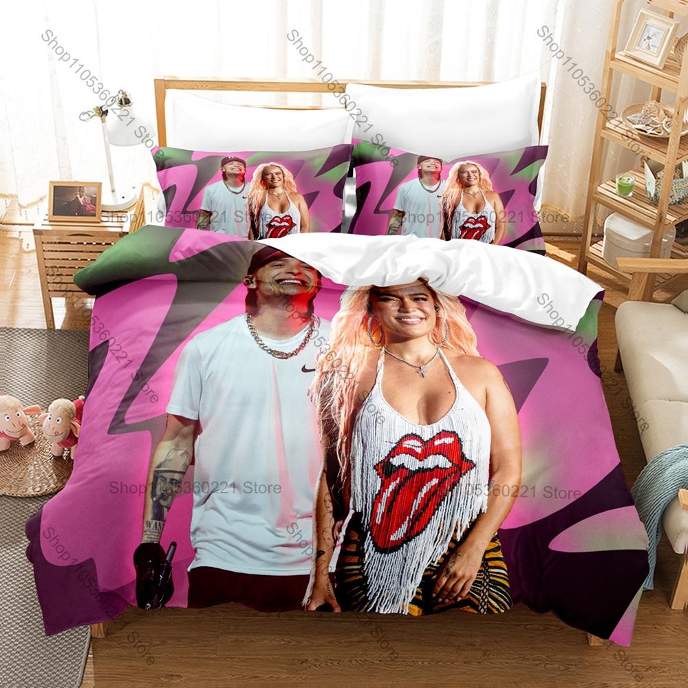 Mexican Star Peso Pluma Duvet Cover + 2 Pillowcases, Stylish Printed Bedding Set for Daily Use & Fan Gift