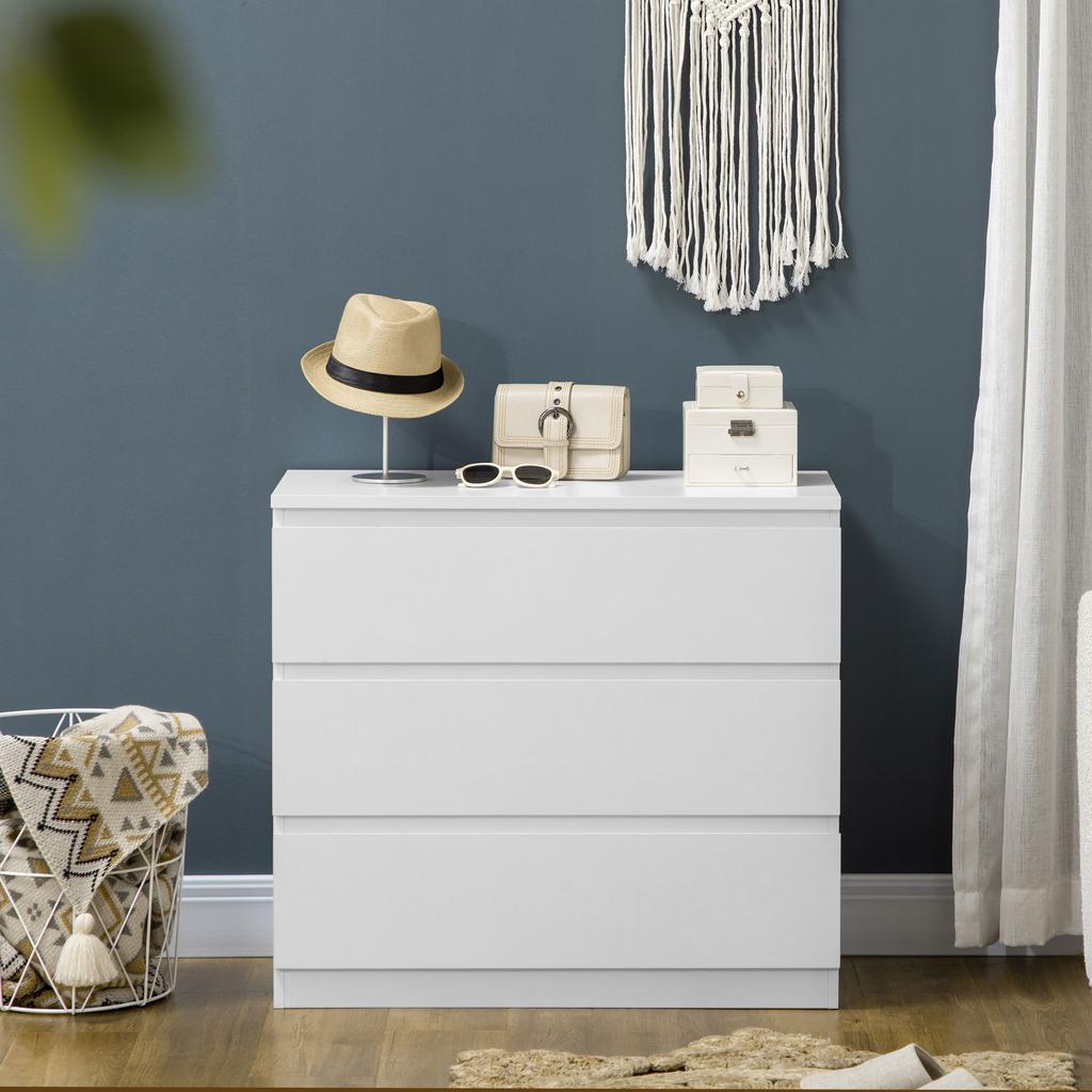 Chest Of Three Drawers White