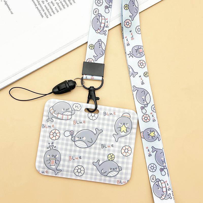 Студенческая милая мультяшная карточка Push-pull, защитный чехол для автобусной карты, карты доступа к игровой карте