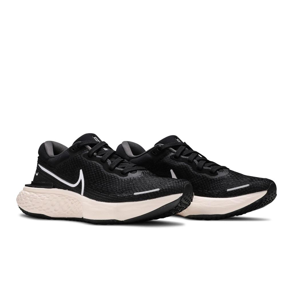 Nike Womens ZoomX Invincible Run Flyknit 'Black White' (women's sizes) Black / Iron Grey / Volt / White Running Shoes CT2229 001