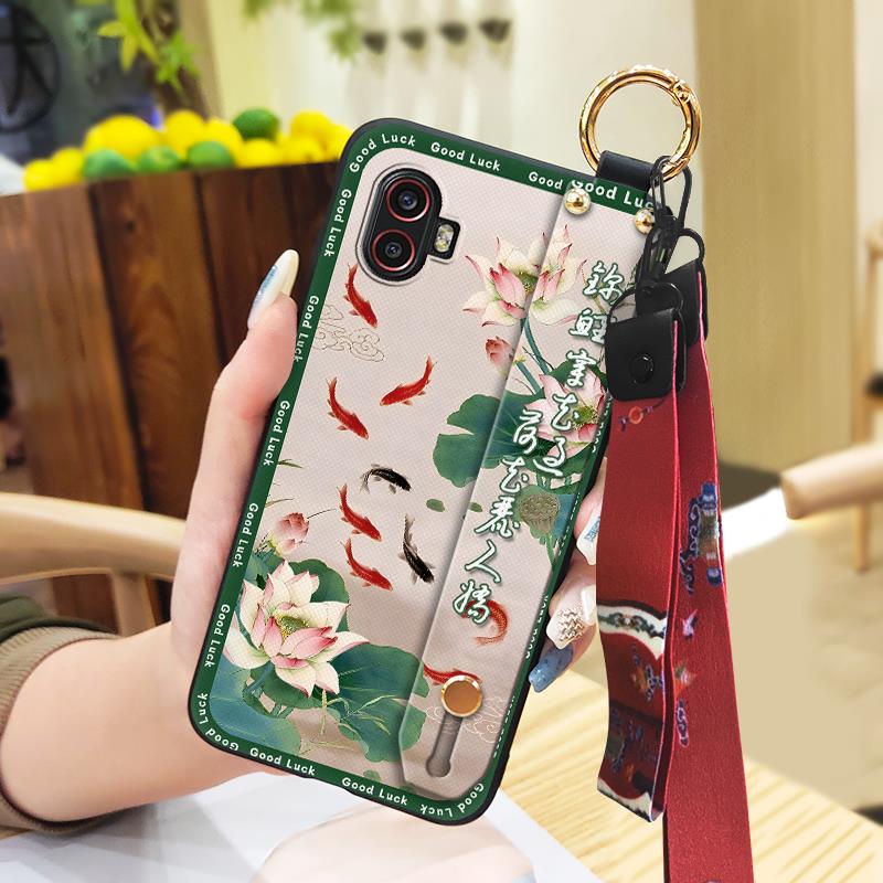 Браслет Мягкий чехол Чехол для телефона Для Samsung Galaxy Xcover6 Pro/SM-G736U/B Ремешок на запястье Шнурок Защитный Силиконовый Прочный