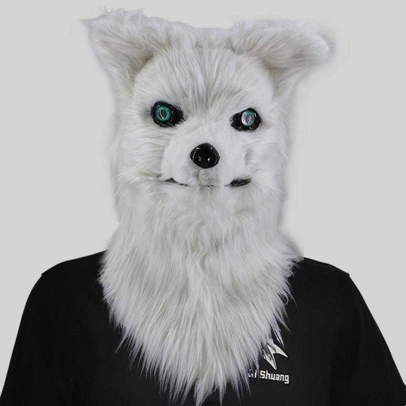 Уморительные маски голов животных с открывающимся ртом, изображающие гориллу, тигра, волка, для праздничных мероприятий