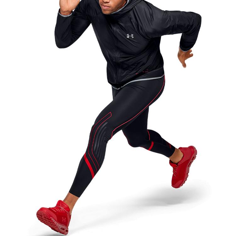 Under Armour Qualifier Storm Packable Running Hoodie Мужские толстовки с капюшоном, черные 1326597-002