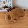 Новый милый плюшевый пенал Capybara, косметичка, сумка для ручек в виде морской свинки, большая вместительная сумка для карандашей, школьные принадлежности, канцелярская коробка