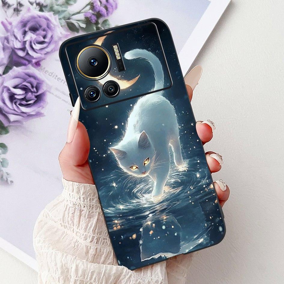 Для Infinix Note 12 VIP Чехол X672 Чехол Новый Стильный Цветок Бабочка Мягкий Силиконовый Чехол для Телефона Для Infinix Note 12i X6819 Бампер