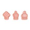 8Pcs Pressable Biscuits Mold Moon Castles Cookie Cutters Biscuits Fondant Cookie Stamps Kitchen Tool Party Supplies