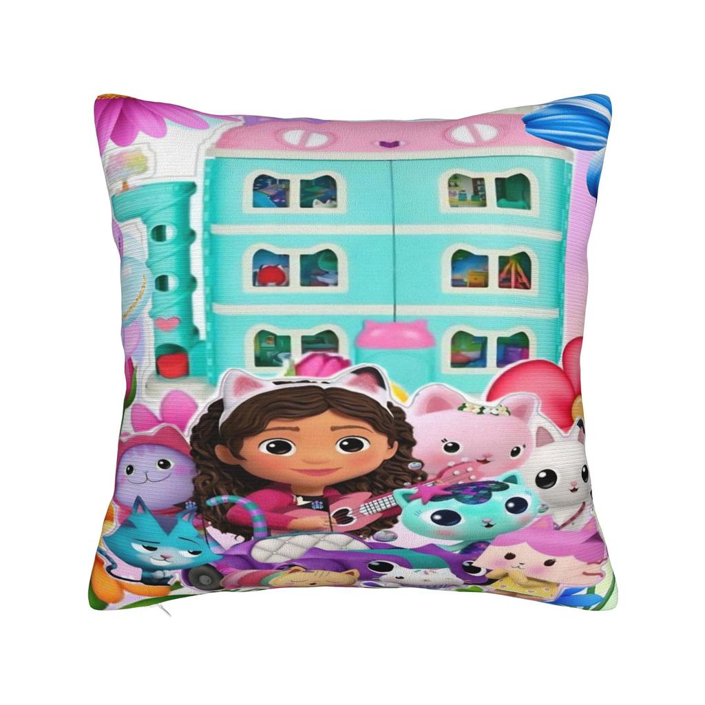 Y2K Sofa G-Gabbys dollhouses cartoonDecoration Pillowcases Merch Pillow Covers Square Multiple Sizes