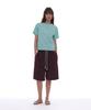 PARTIMENTO ЖЕНСкая Футболка с карманом, окрашенная garment-dyed, Pwc_Небесный
