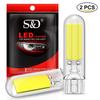2Pcs W16W LED T15 902 921 912 LED Car Lights Signal Bulb Reading Dome DRL Reverse Back Parking Lamp Sapphire COB White 6000K 12V