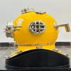 Морской водолазный шлем Отделка желтым покрытием Глубоководные водолазы Морской морской декор Водолазный шлем для дайвинга Лучший подарочный предмет