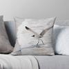 Seagull Taking Flight Pillowcase Polyester Linen Velvet Creative Zip Decorative Pillow Case Home Cushion Cover