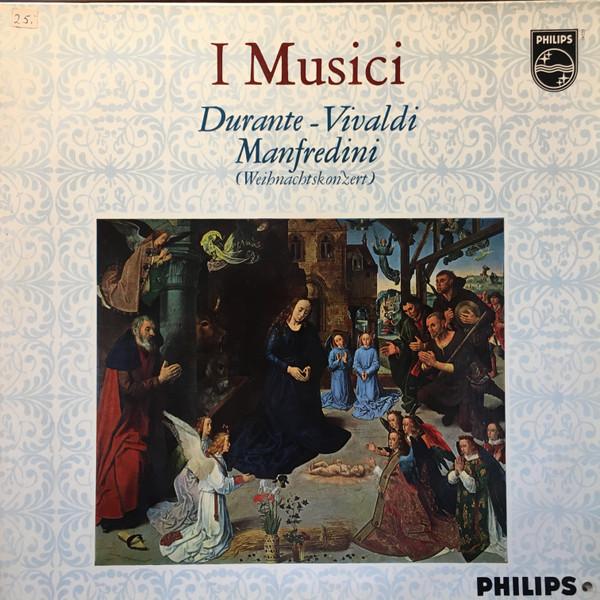 Виниловая пластинка FRANCESCO DURANTE ANTONIO VIVALDI Durante Vivaldi Manfredini Wei A02241L Philips Нидерланды Классика Б/У