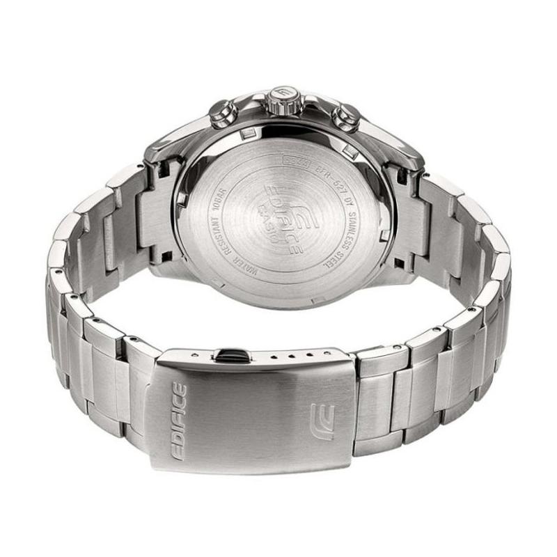 Casio Серия EDIFICE простая повседневная мода стрелочный кварцевый механизм стальной ремешок японские и корейские часы мужские часы серебристые EFR-527D-7AV