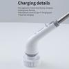 Cordless Electric Spin Scrubber 2 Speeds Power Cleaning Brush Scrubber with 7 Replaceable Brush