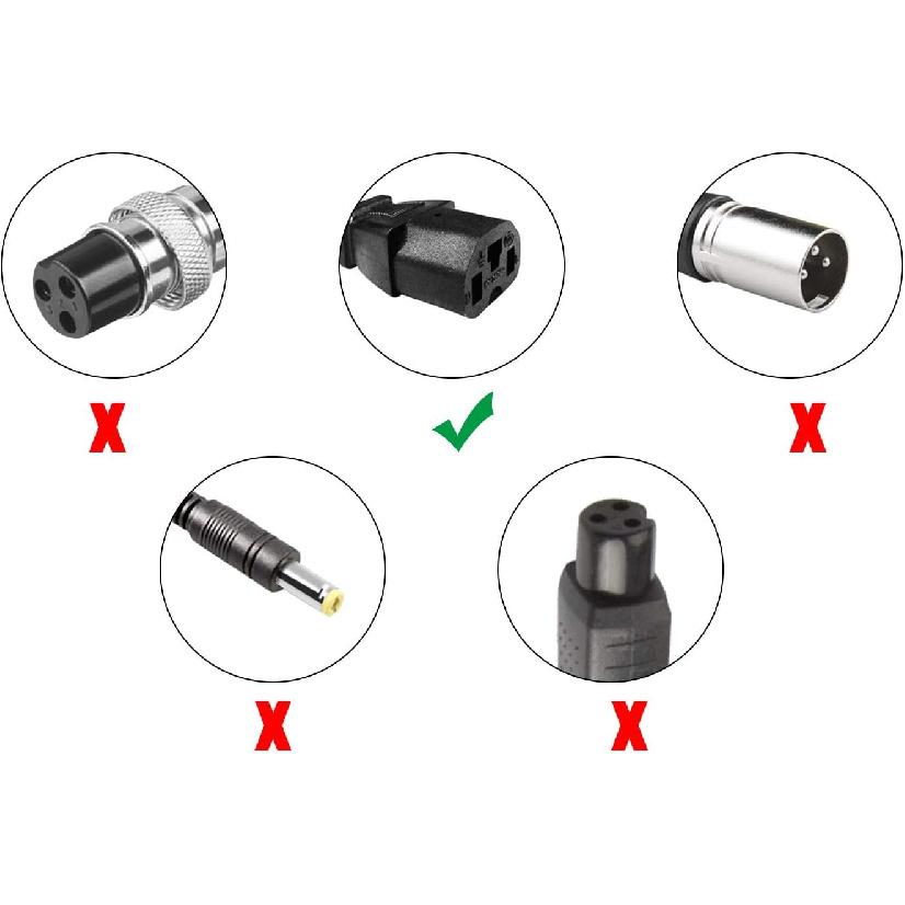 Хотите купить зарядное устройство для свинцово-кислотного аккумулятора 48 В 12 Ач для электровелосипеда, мотоцикла - 3-контактный штекер, сетевой адаптер