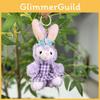 Starry Sweet Rabbit Plush Doll Keychain Fluffy Soft Toy Great Gift Idea