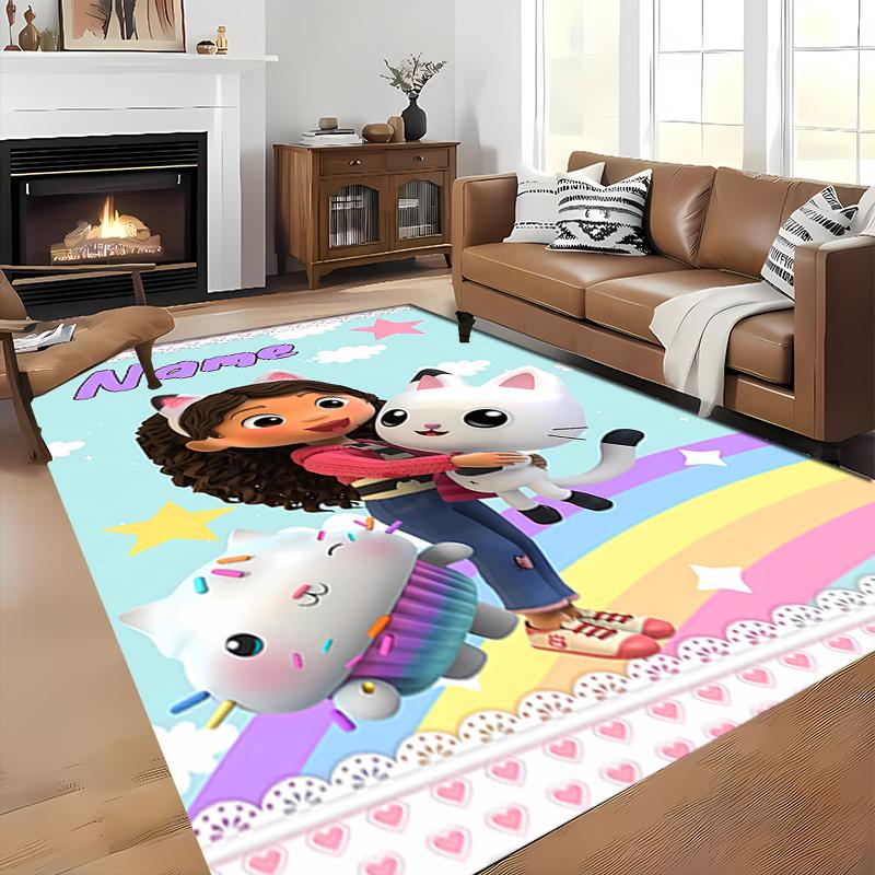 Custom personalization Gabby's Dollhouse Area Rug - Perfect For Kitchen, Bathroom,Laundry Room Decor Large Size Available,Gift All Seasons
