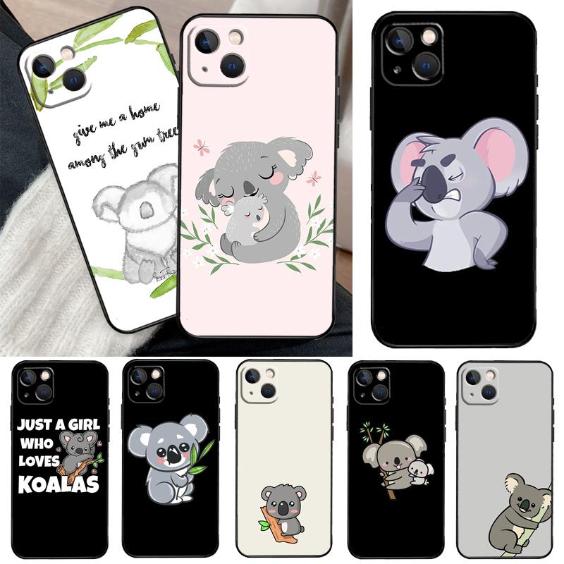 Cute cartoon watercolor animal koala For Samsung Galaxy A26 A54 A34 A14 A52 A32 A12 A13 A33 A53 A15 A16 A36 A56 A06 A35 A55 Case
