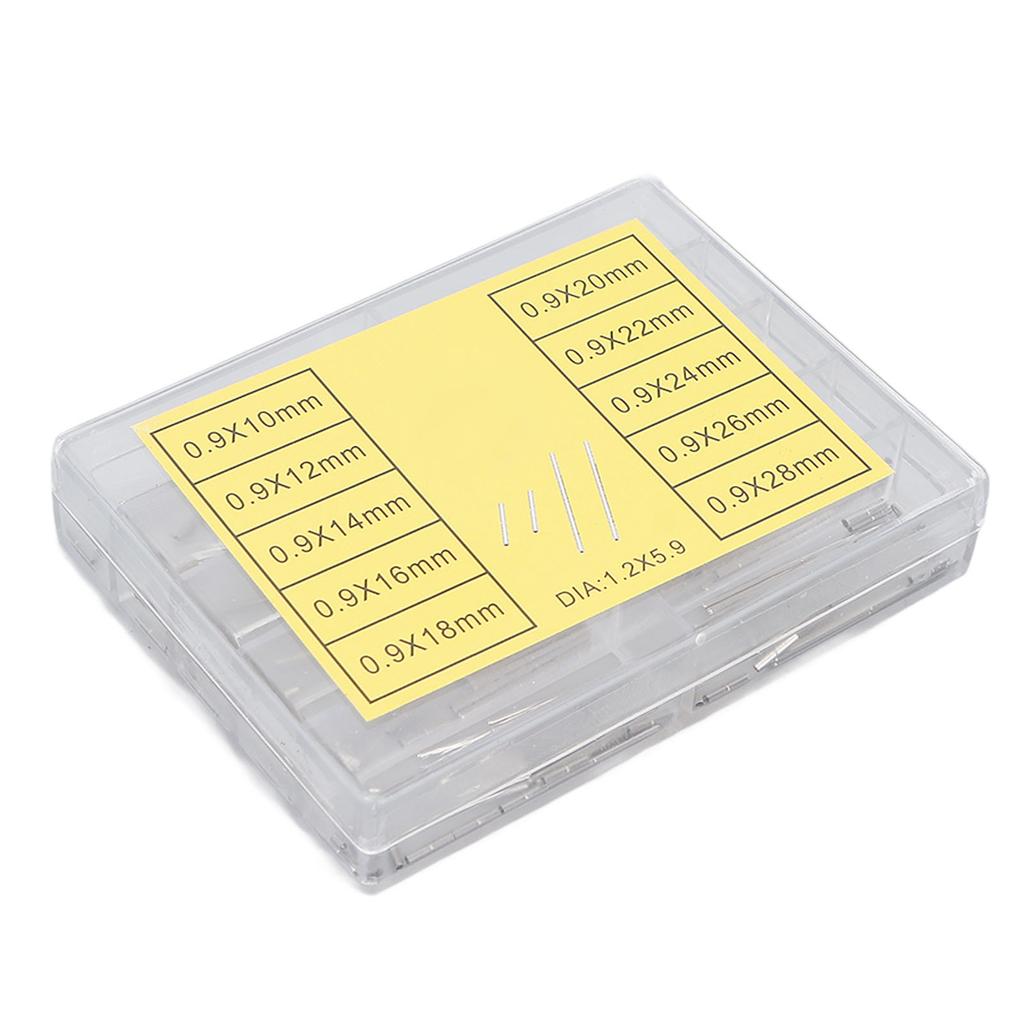 Профессиональный часовой трубчатый стержень стальной ремешок для часов застежка звено соединительный штифт 0.9x1.2 мм