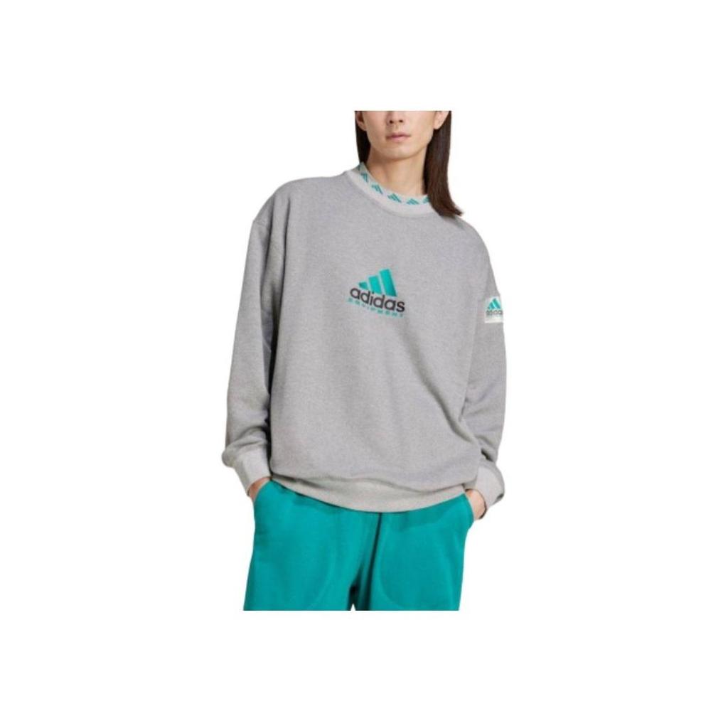 adidas Свитшот Originals EQT Reflect с круглым вырезом Средне-серый меланж Унисекс JP0190