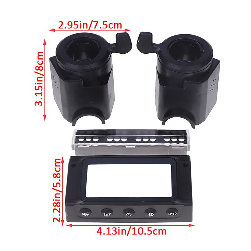 Защитная оболочка для дисплея приборной панели, левая/правая крышка для большого пальца, корпус лампы, комплект для электросамоката Kugoo