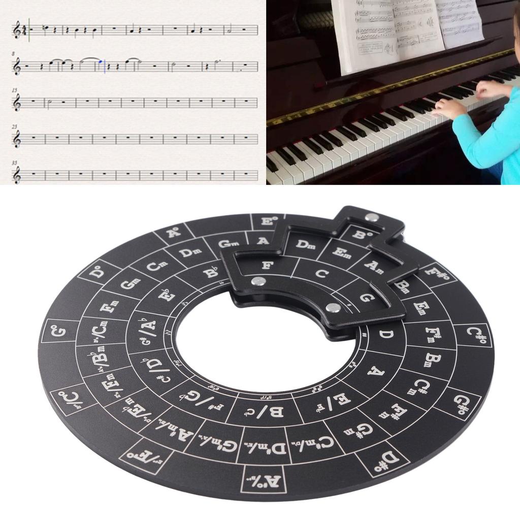 Alloy Melody Tool Circle of Fifths Wheel Music Transpose Tool Chord Wheel Musicians Musical Songwriter Educational Tool