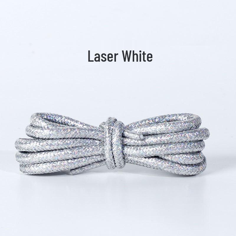 Цветные переливающиеся шнурки: Золото, Розовое золото, Серебро для кроссовок - Одна пара